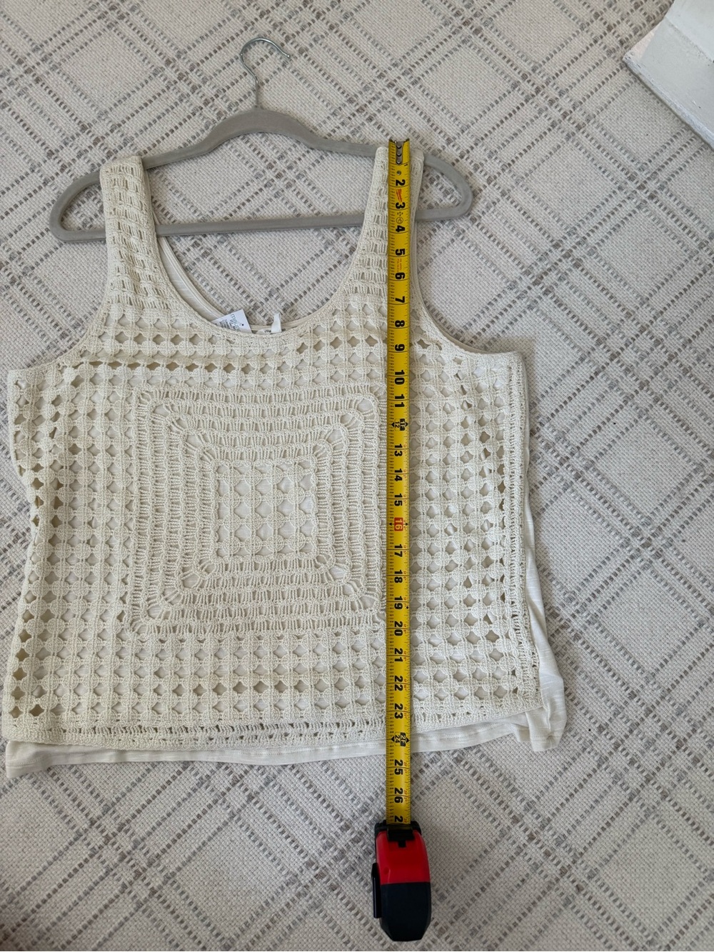 Maurices Cream Crochet Tank Top - Picture 5 of 5